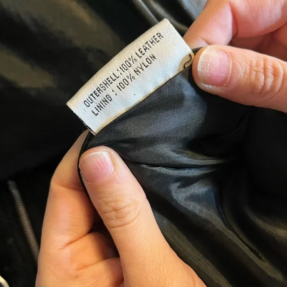 G-III Women's Black Leather Jacket - Picture 4 of 6